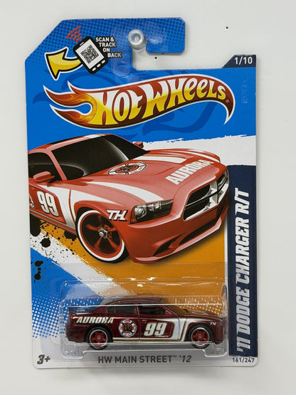 Hot Wheels Super Treasure Hunt 2011 Dodge Charger R/T 1:64 Diecast Red STH