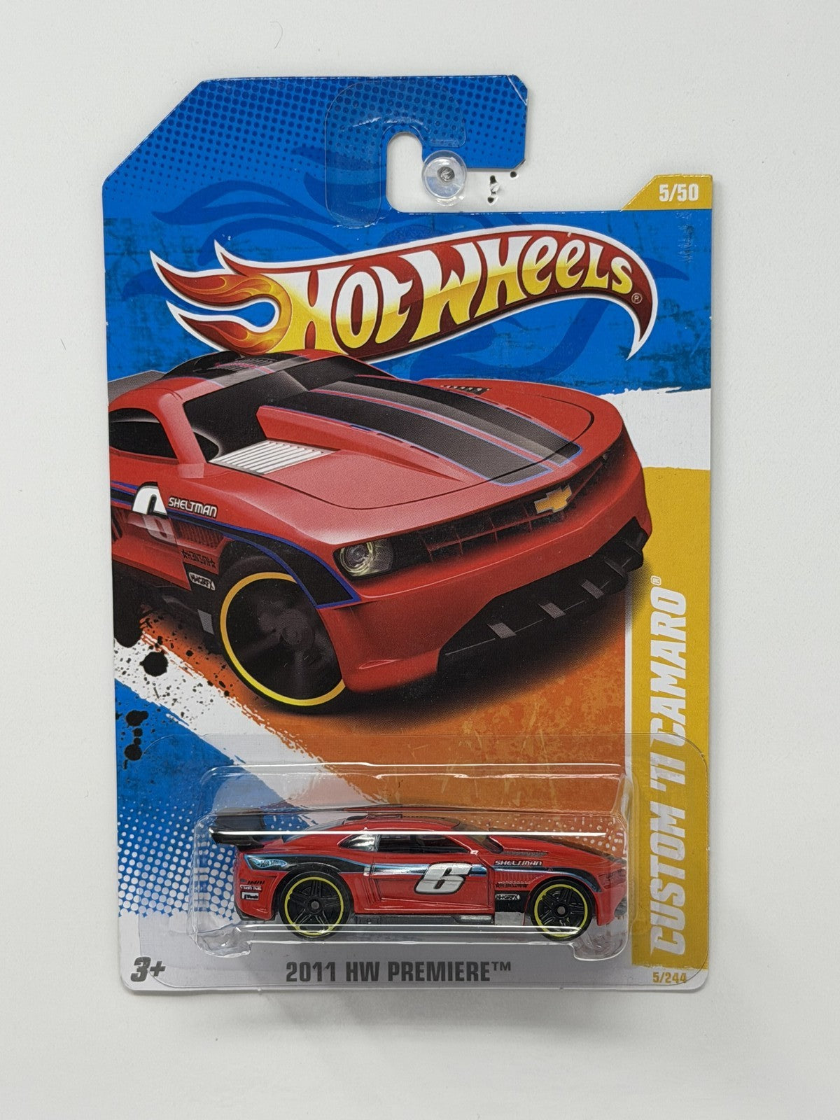 Hot Wheels HW Premiere 2011 Custom Chevrolet Camaro 1:64 Diecast Red