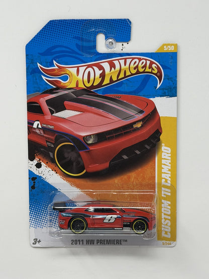 Hot Wheels HW Premiere 2011 Custom Chevrolet Camaro 1:64 Diecast Red