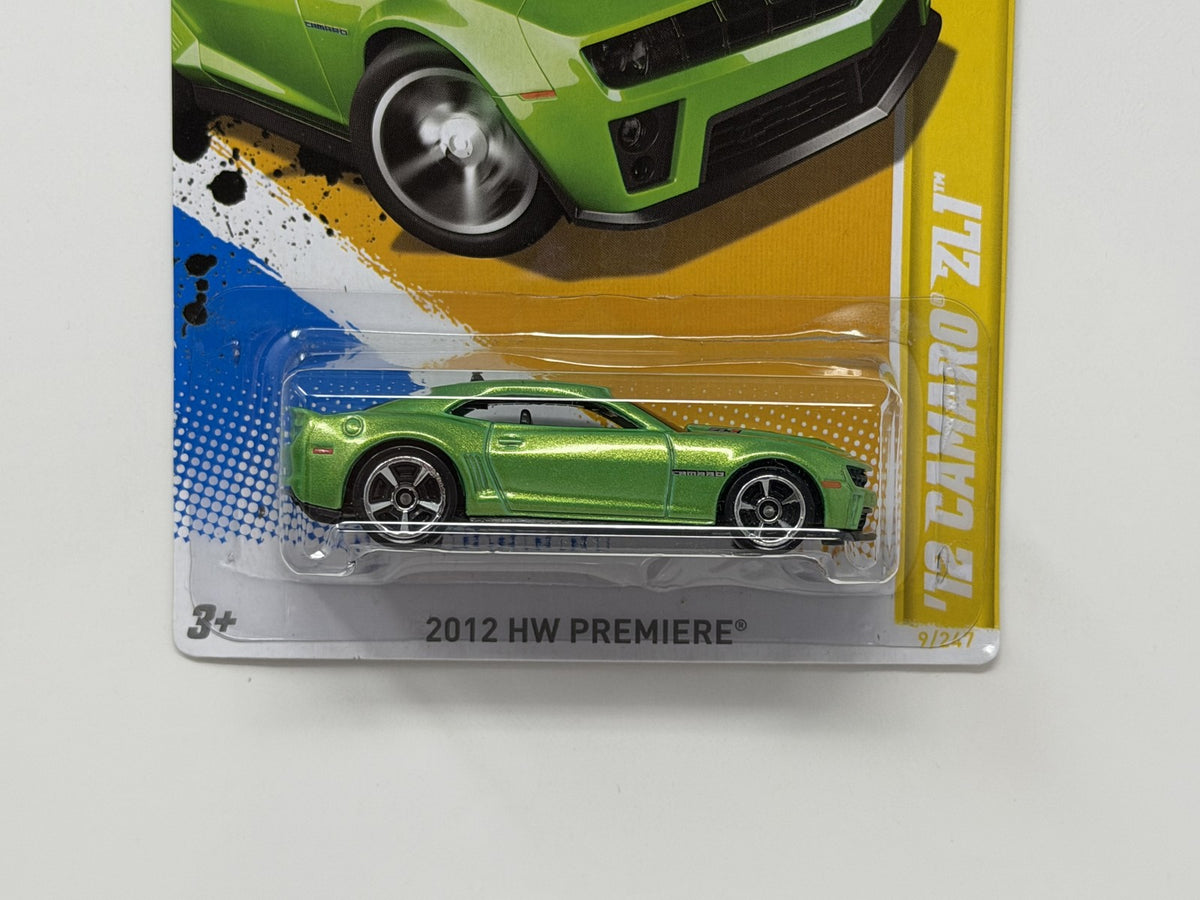 Hot Wheels HW Premiere 2012 Chevrolet Camaro ZL1 1:64 Diecast Green