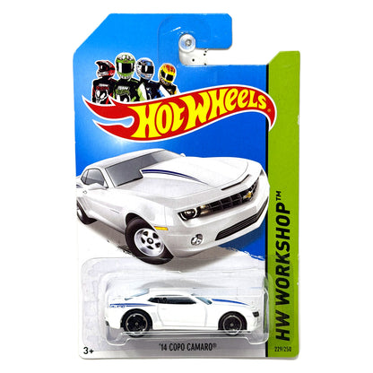 Hot Wheels HW Workshop 2014 COPO Camaro 1:64 Diecast White