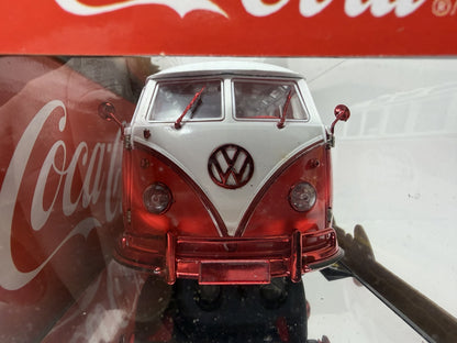 M2 Machines Coca-Cola 1960 Volkswagen Microbus CHASE 1:24 Diecast Red White