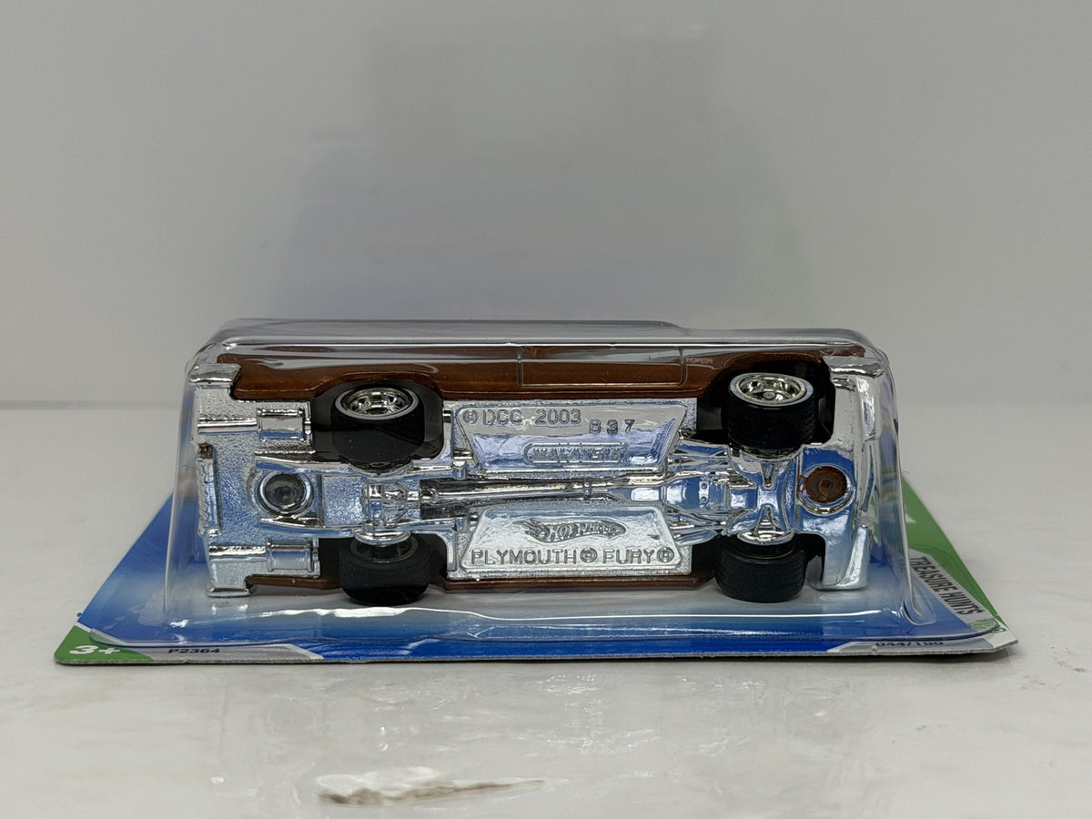 Hot Wheels Super Treasure Hunt 1957 Plymouth Fury 1:64 Diecast Brown STH