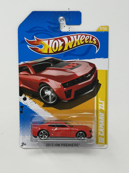 Hot Wheels HW Premiere 2012 Chevrolet Camaro ZL1 1:64 Diecast Red