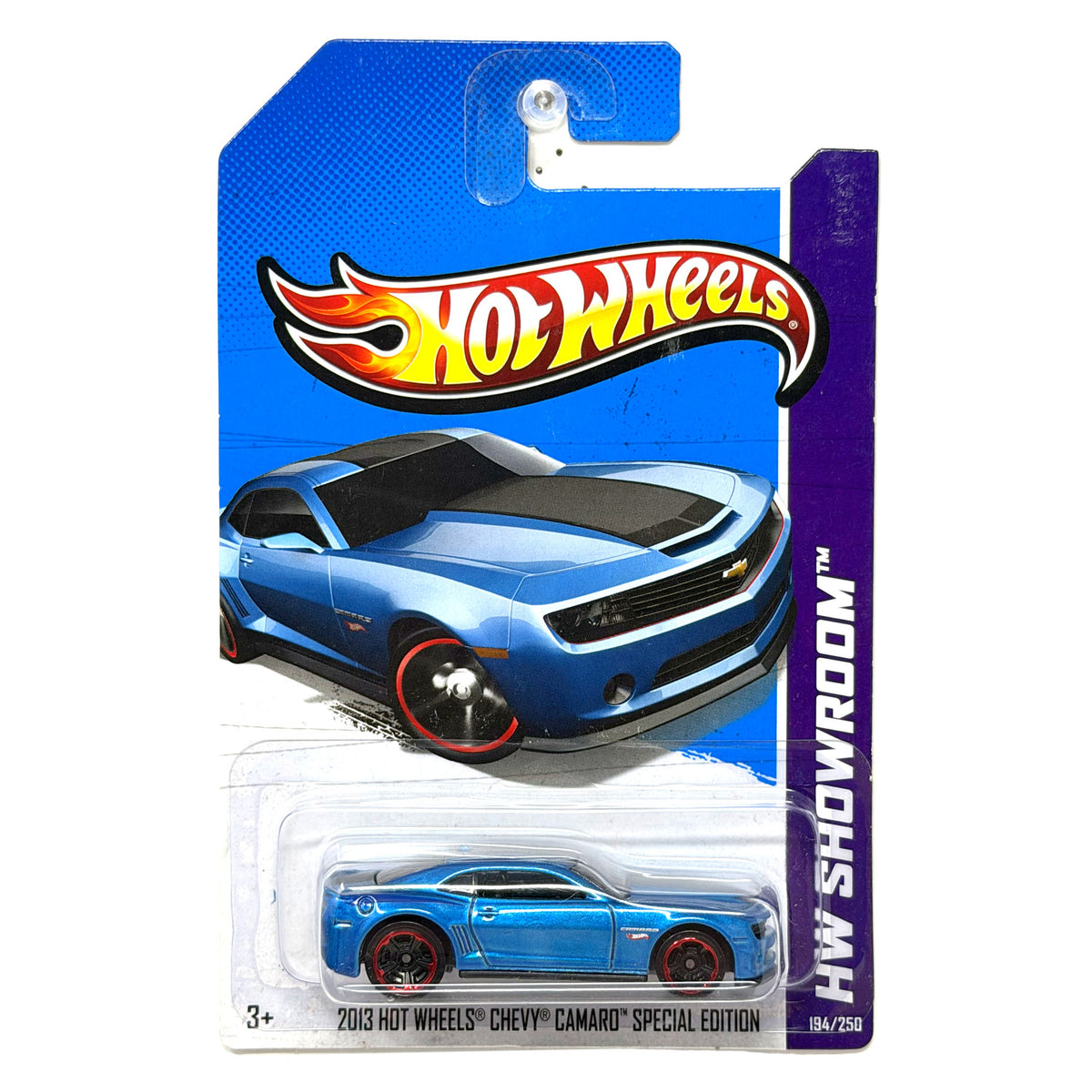 Hot Wheels HW Showroom 2013 Hot Wheels Chevy Camaro 1:64 Diecast Blue
