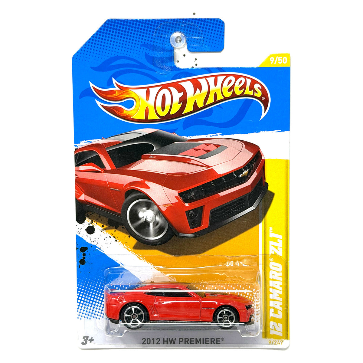 Hot Wheels HW Premiere 2012 Chevrolet Camaro ZL1 1:64 Diecast Red V2