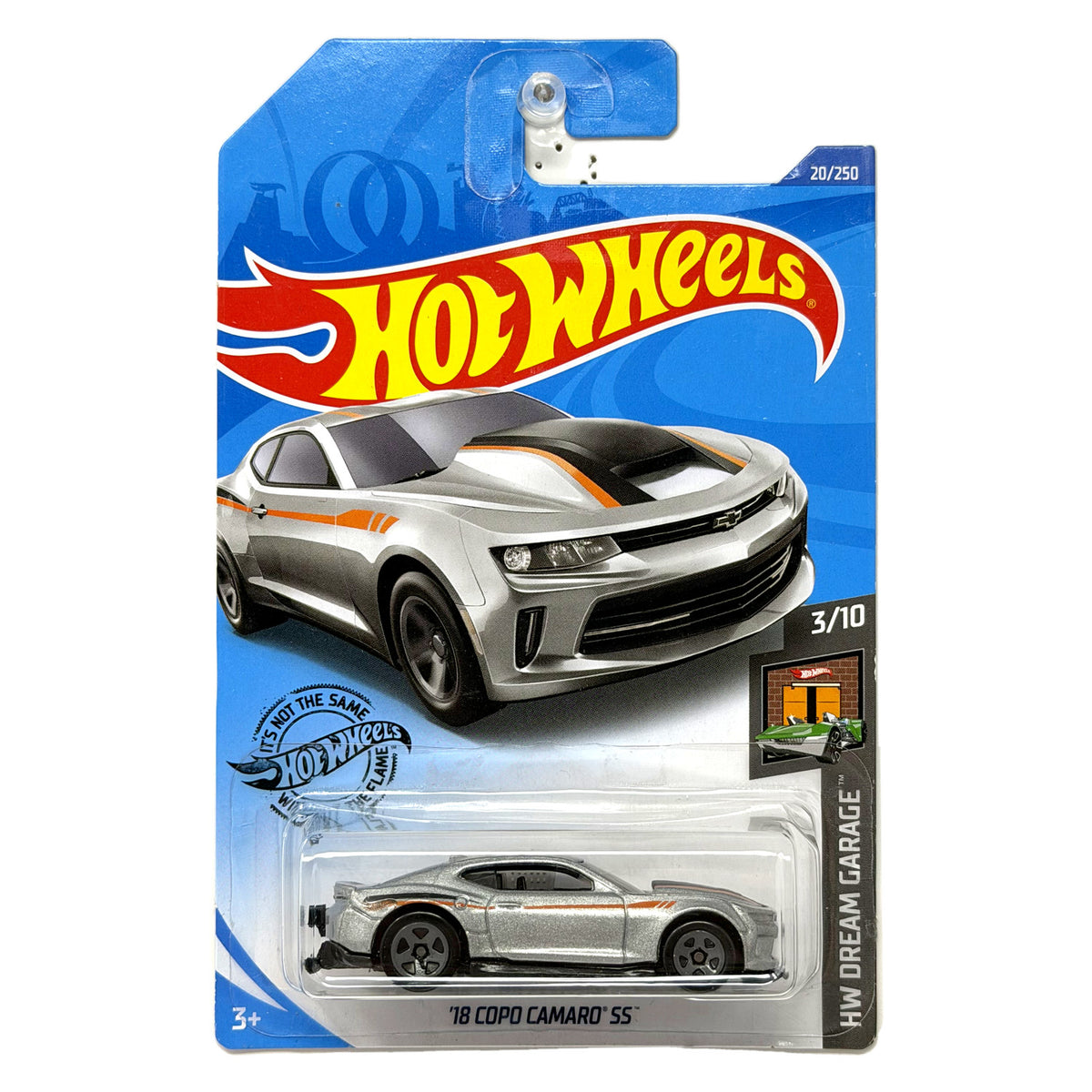 Hot Wheels Dream Garage 2018 Chevrolet COPO Camaro SS 1:64 Diecast Silver