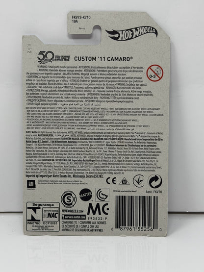 Hot Wheels Same Legend Next Chapter Custom 2011 Camaro 1:64 Diecast Silver