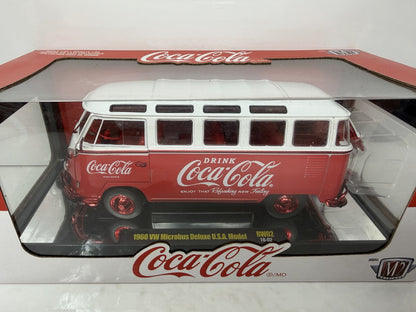 M2 Machines Coca-Cola 1960 Volkswagen Microbus CHASE 1:24 Diecast Red White