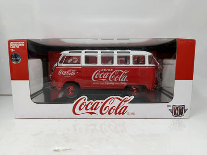 M2 Machines Coca-Cola 1960 Volkswagen Microbus CHASE 1:24 Diecast Red White