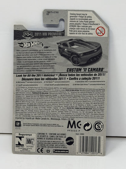 Hot Wheels HW Premiere 2011 Custom Chevrolet Camaro 1:64 Diecast Red