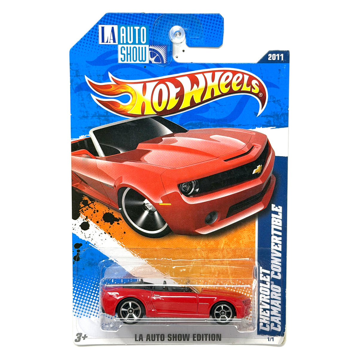 Hot Wheels LA Auto Show Chevrolet Camaro Convertible 1:64 Diecast Red
