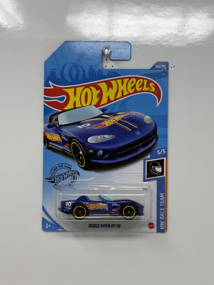 Hot Wheels Treasure Hunt Dodge Viper RT/10 Race Team 1:64 Diecast Blue