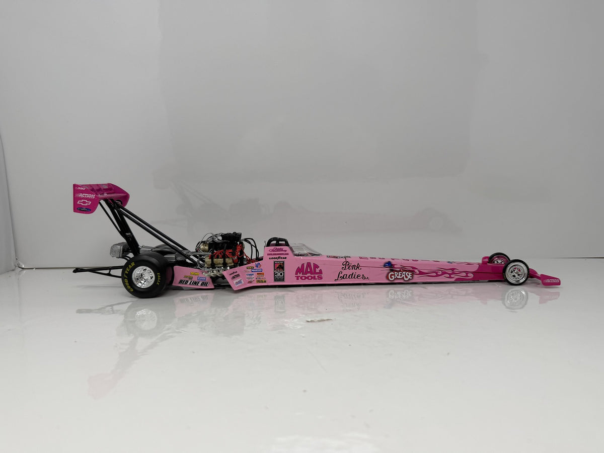 Action NHRA 2003 Shirley Muldowney Mac Tools Grease 25th Anniversary Action Racing Collectables Top Fuel Dragster 1:24 Diecast Pink