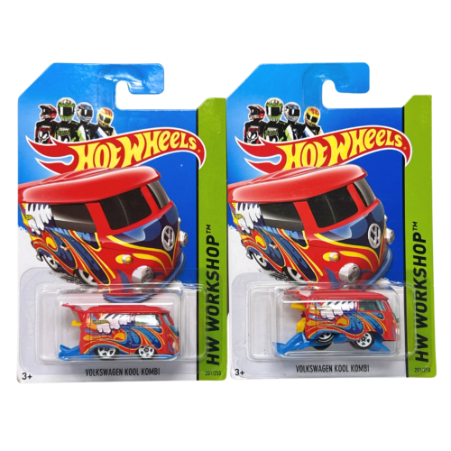 Hot Wheels HW Workshop Volkswagen Kool Kombi 1:64 Diecast Lot of 2