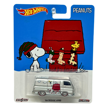 Hot Wheels Peanuts '66 Dodge A100 Van Real Riders 1:64 Diecast