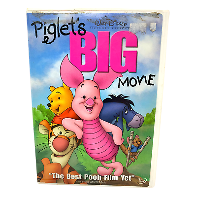 Disney Piglets Big Movie (DVD, 2003) Good Condition!!!