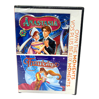 Anastasia / Thumbelina Double Feature (DVD, 2012) Kids Cartoon New and Sealed!!!