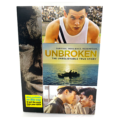 Unbroken (DVD, 2015) Jack O'Connell Domhnall Gleeson Sports New and Sealed!!!