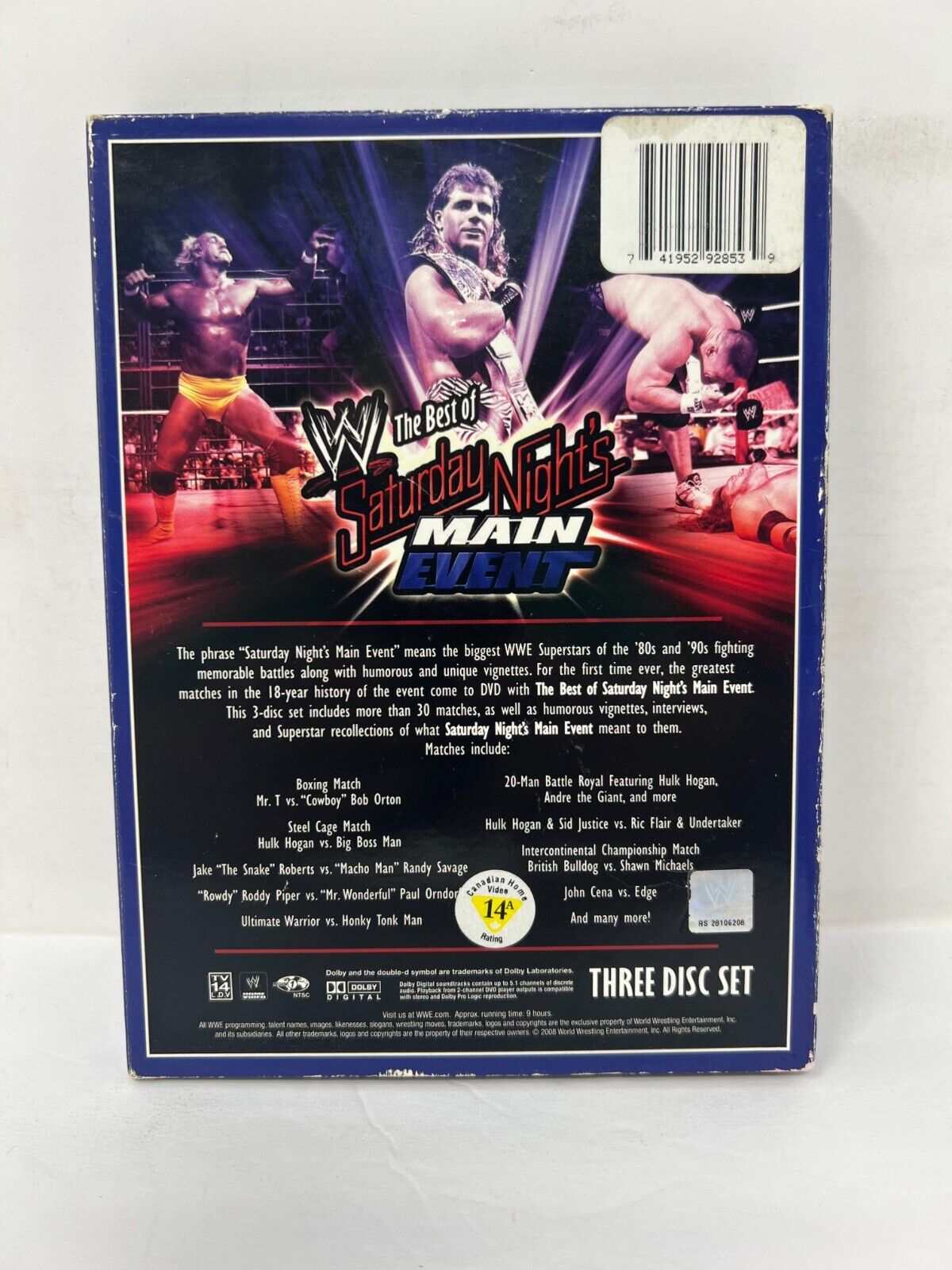 WWE: The Best Of Saturday Night's Main Event (DVD, 2008)