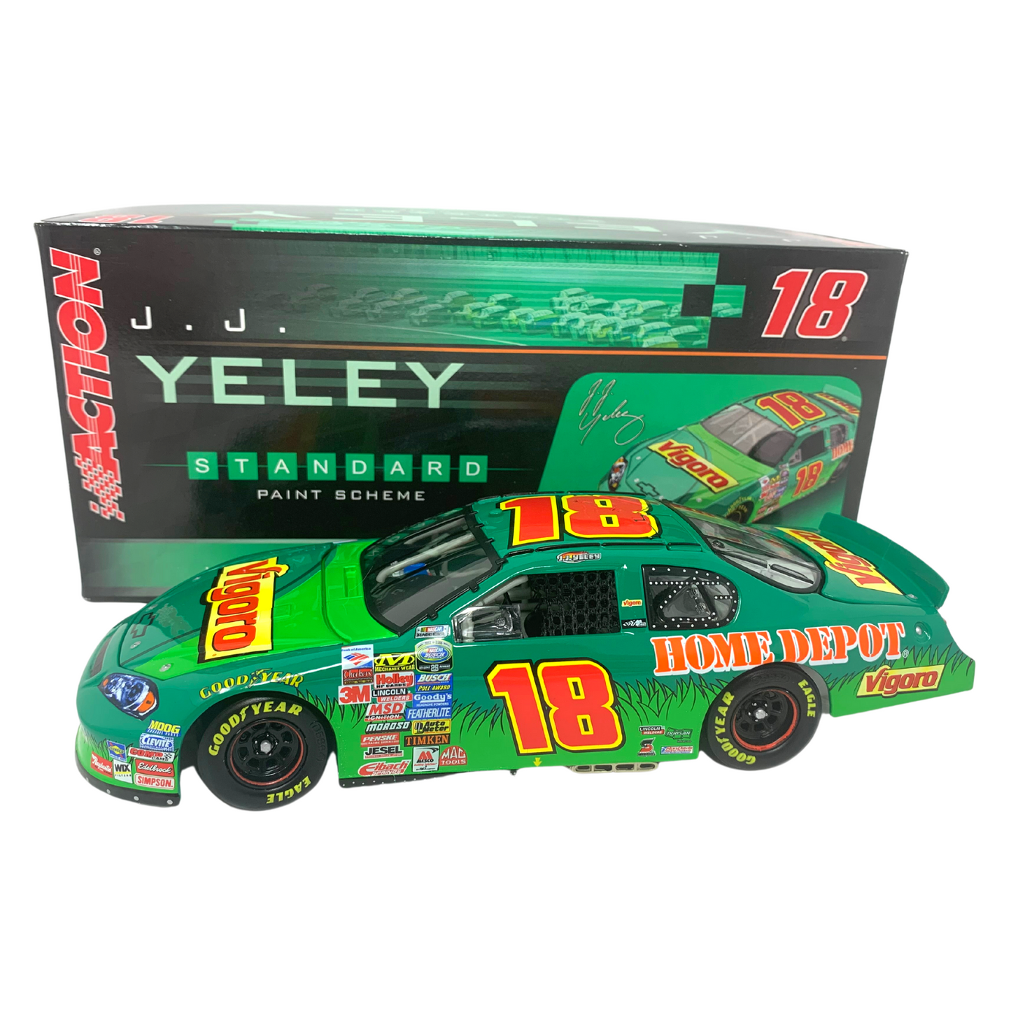 Action Nascar #18 JJ Yeley Vigoro 2006 Monte Carlo 1:24 Diecast