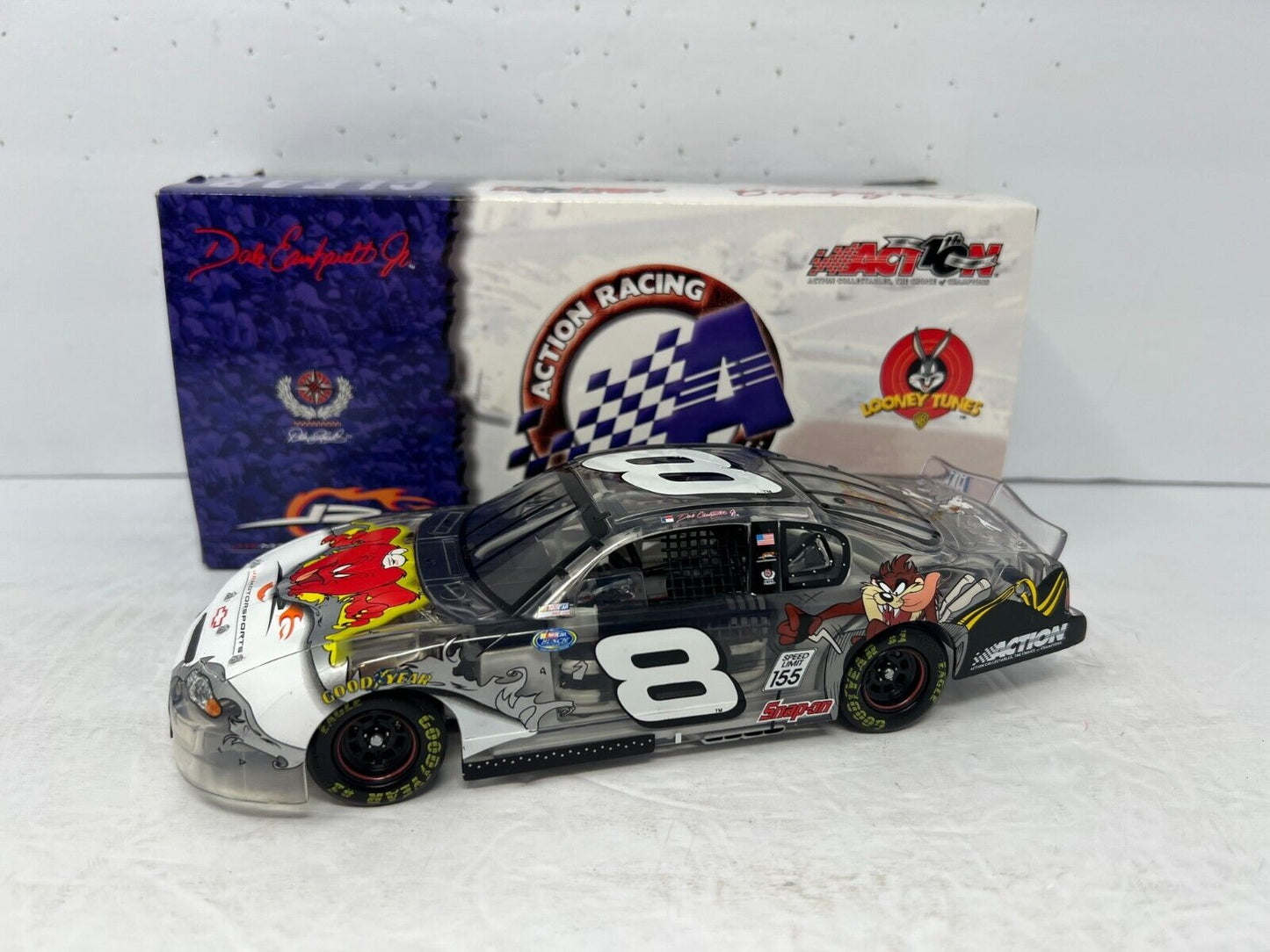 Action Nascar #8 Dale Earnhardt Jr. Looney Tunes 2002 Monte Carlo 1:24 Diecast