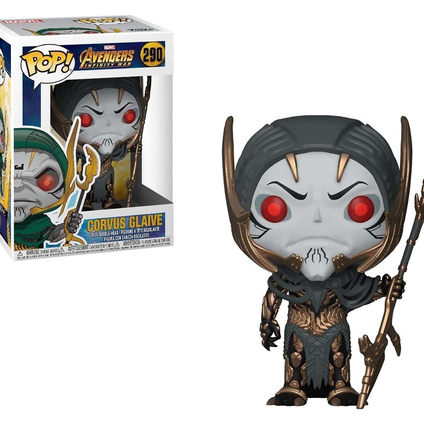 Funko Pop! Marvel Avengers Infinity War #290 Corvus Glaive Vinyl Bobble-head