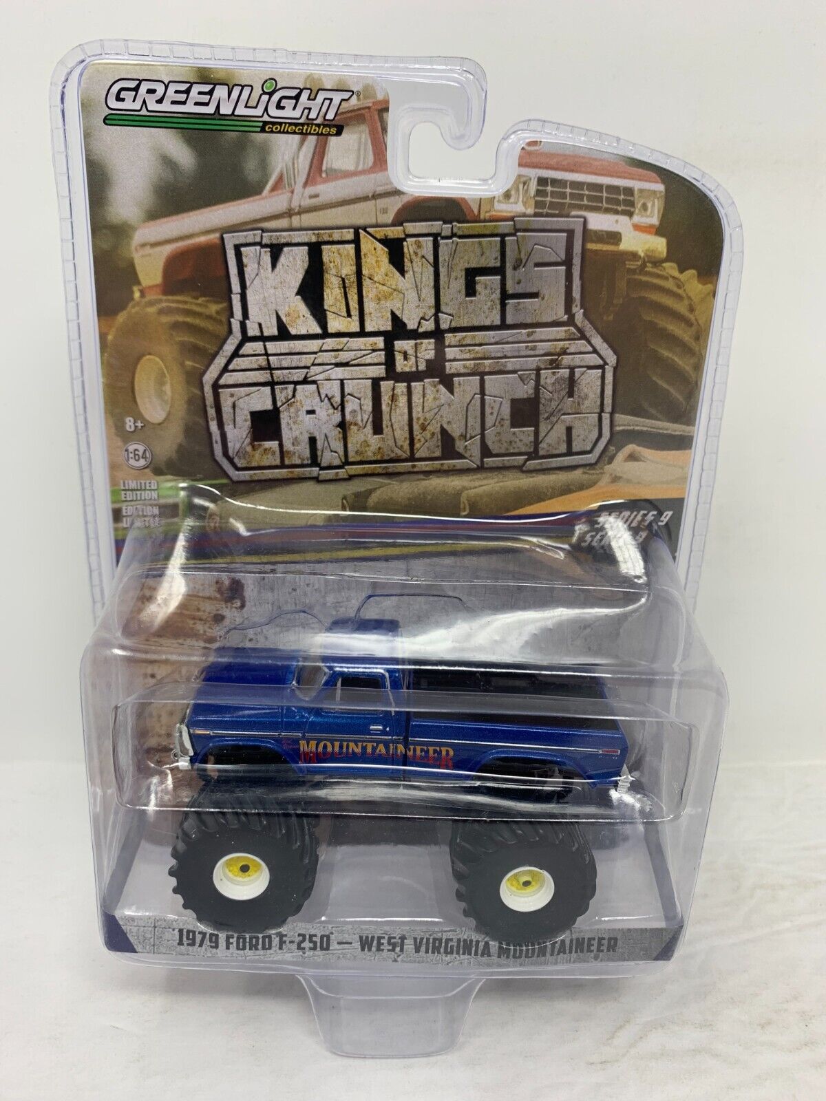 Greenlight Kings of Crunch 1979 Ford F-250 West Virginia Mountainer 1:64 Diecast