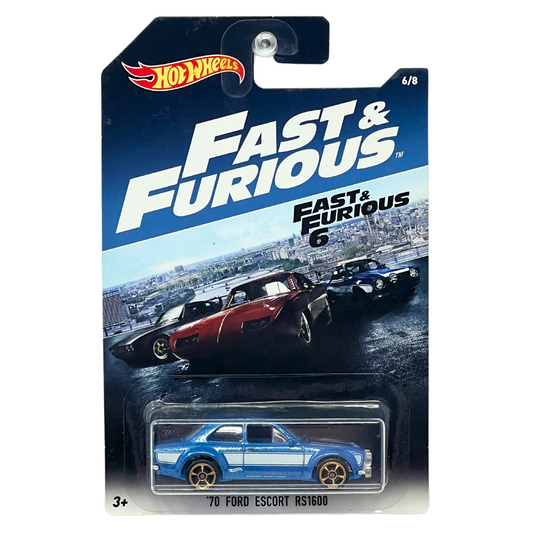 Hot Wheels Fast & Furious '70 Ford Escort RS1600 1:64 Diecast