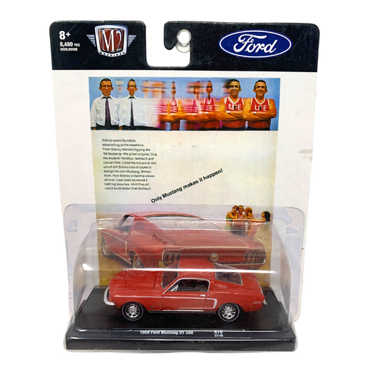 M2 Machines Ford 1968 Ford Mustang GT 390 R75 1:64 Diecast