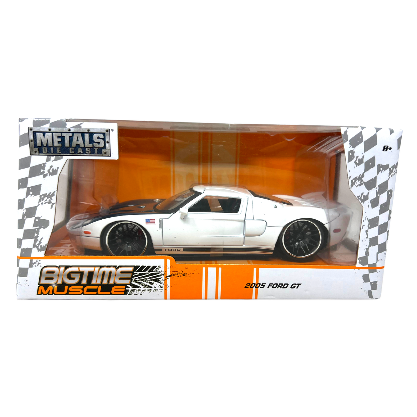 Jada Metals Bigtime Muscle 2005 Ford GT 1:24 Diecast