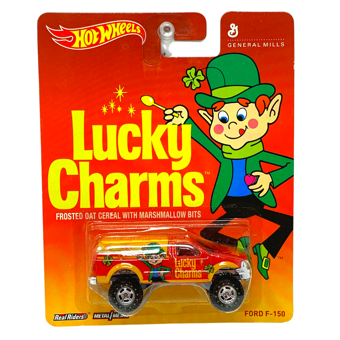 Hot Wheels Lucky Charms Ford F-150 Real Riders 1:64 Diecast