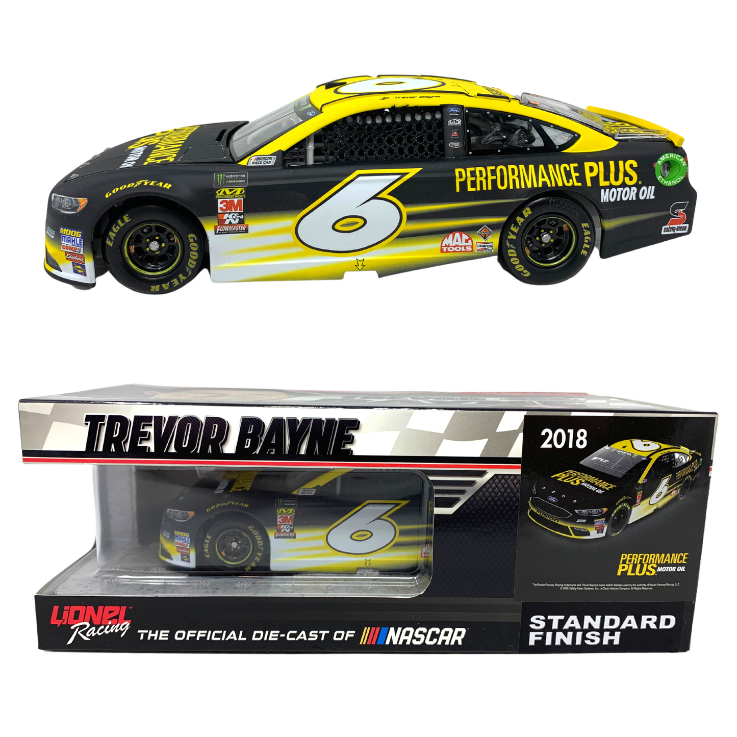 Lionel Raing Nascar #6 Trevor Bayne Performance Plus Ford Fusion 1:24 Diecast