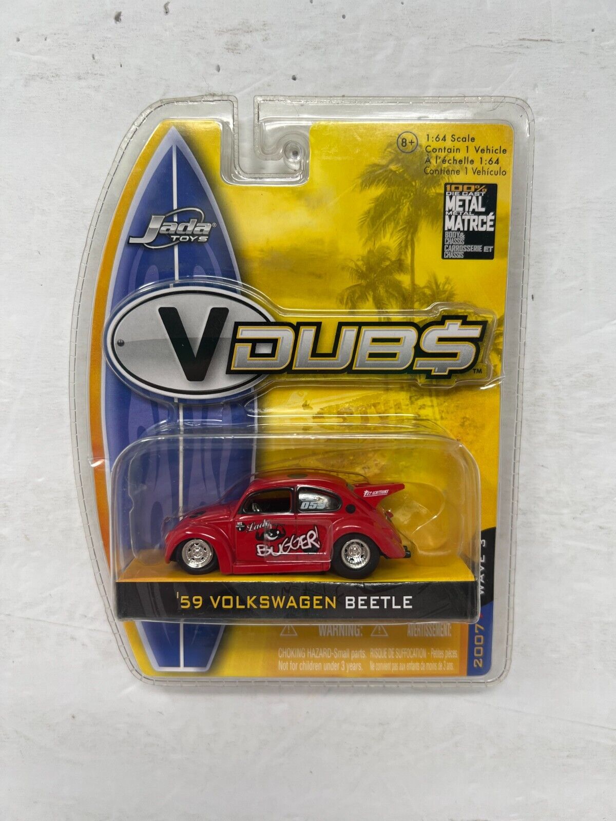 Jada V Dubs '59 Volkswagen Beetle 1:64 Diecast