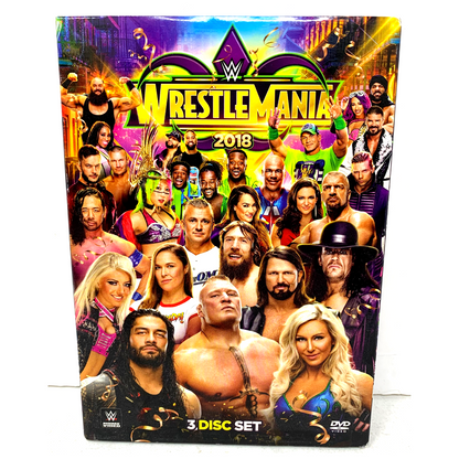 WWE: Wrestlemania 34 XXXIV (DVD, 2018) Good Condition!!!