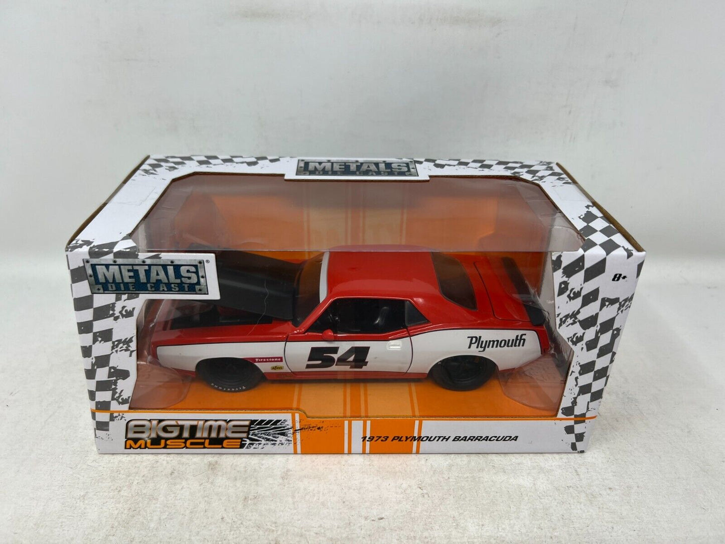 Jada Metals Bigtime Muscle 1973 Plymouth Barracuda 1:24 Diecast