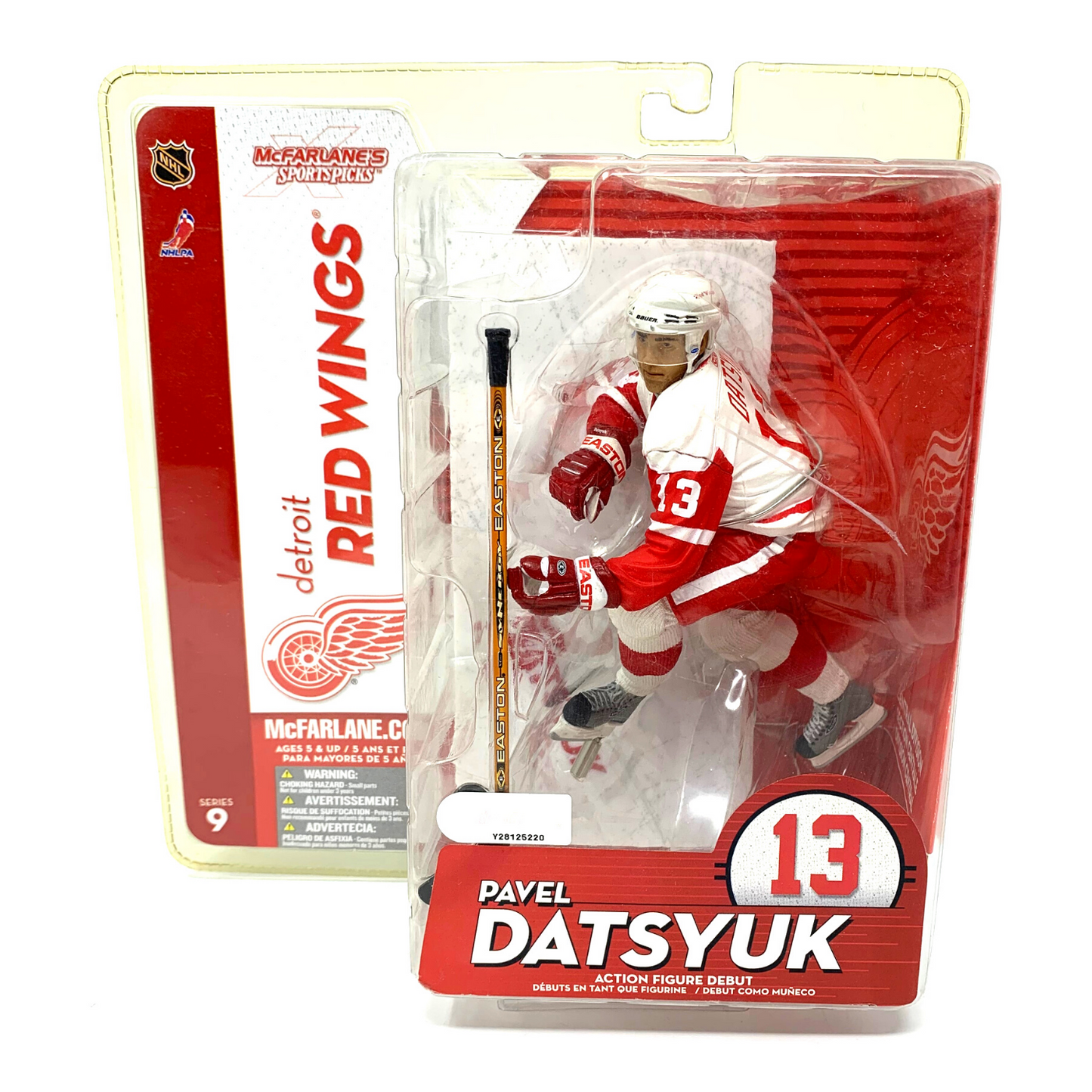 Mcfarlane NHL Pavel Datsyuk Detroit Red Wings White Jersey Series 9 Figure