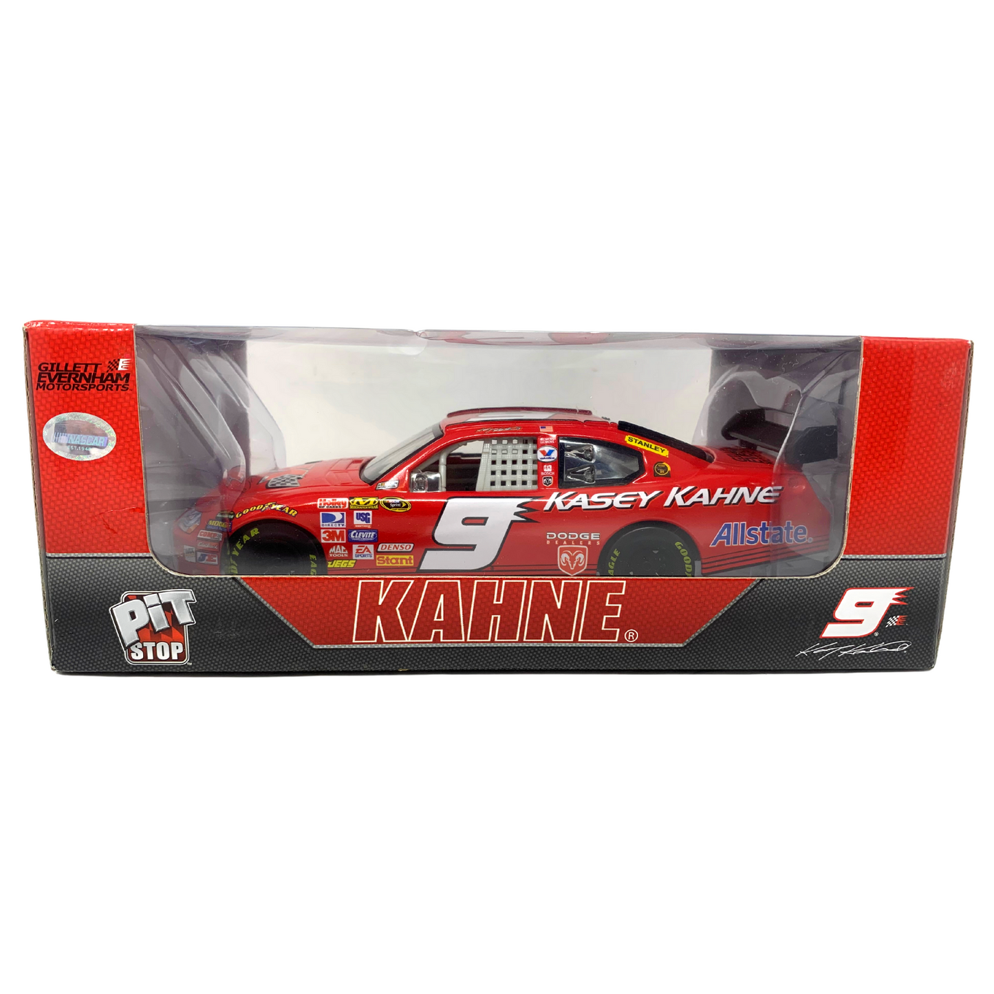 Motorsports Authentics Pit Stop #9 Kasey Kahne Gillett Evernham 1:24 Diecast