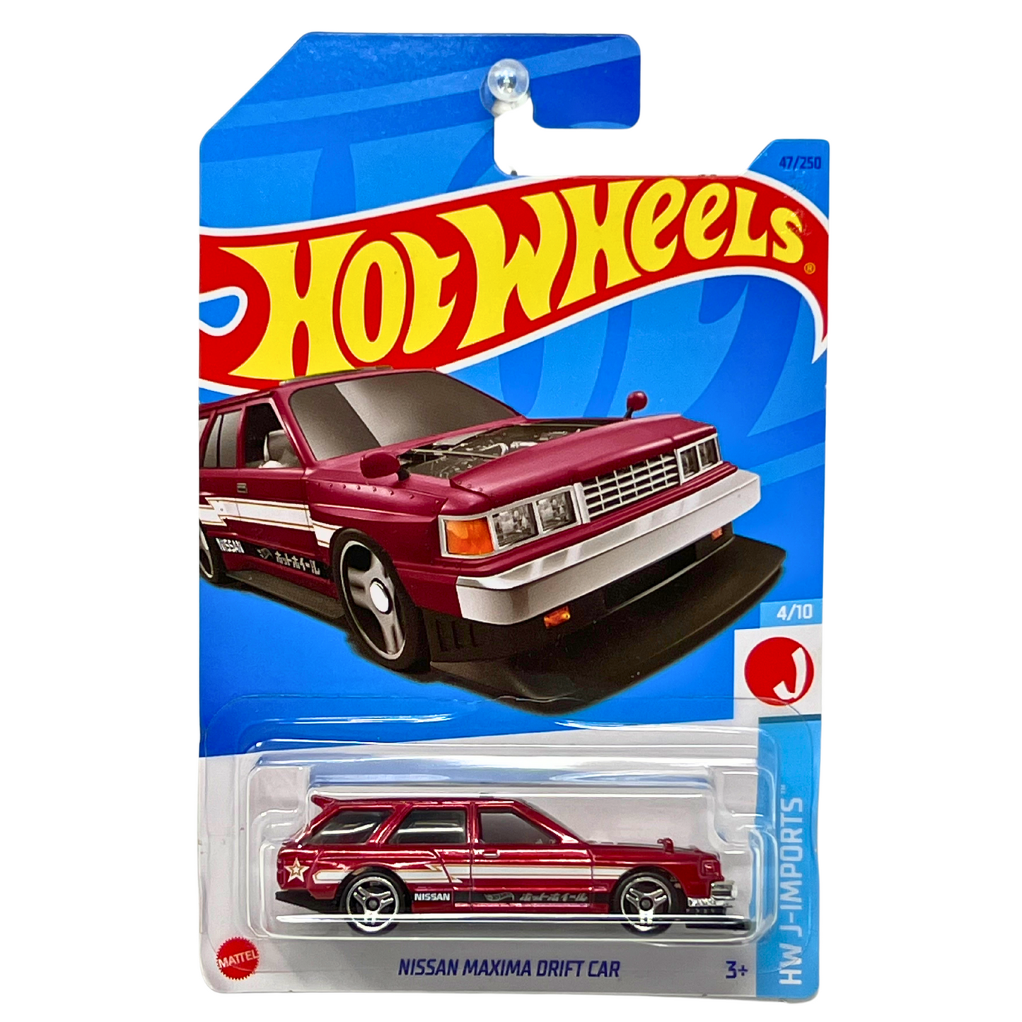 Hot Wheels HW J-Imports Nissan Maxima Drift Car JDM 1:64 Diecast Red