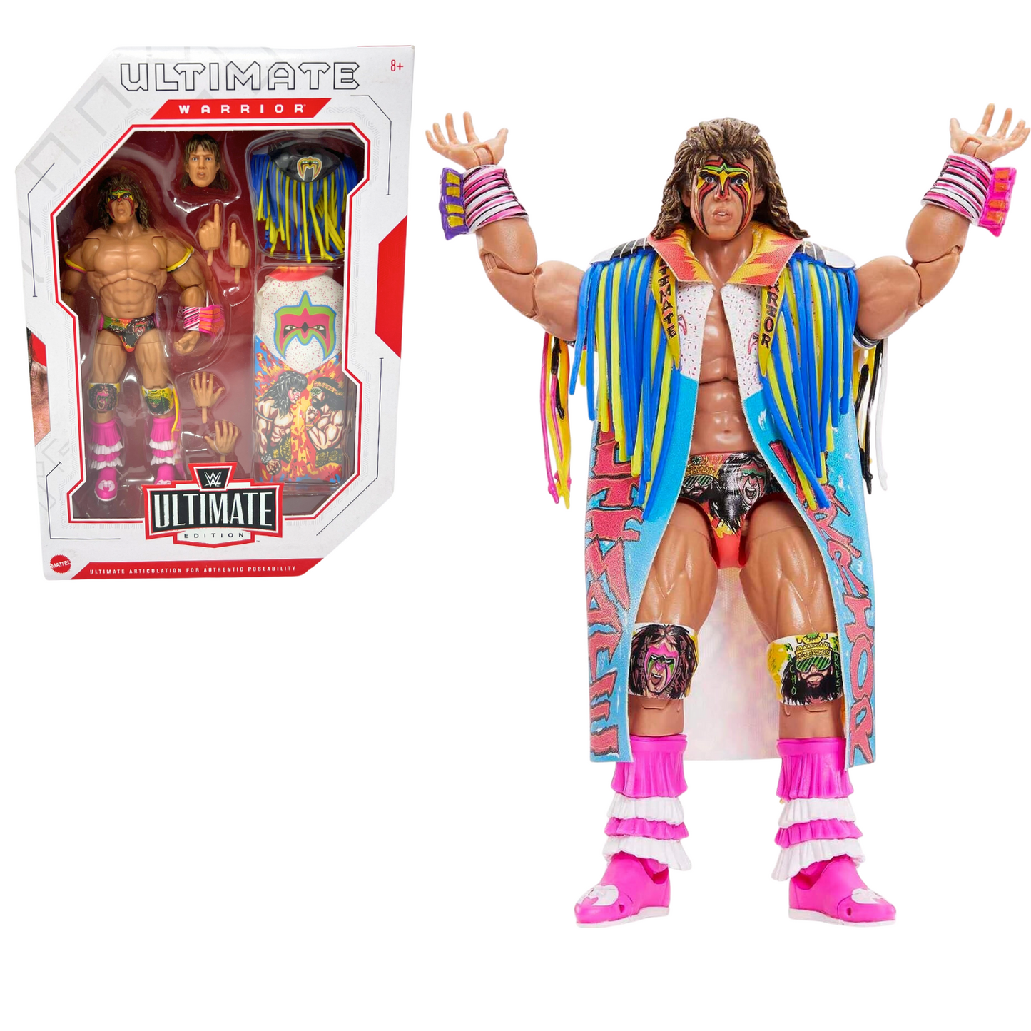WWE Ultimate Warrior Ultimate Edition Series 15 Action Figure Mattel Toys