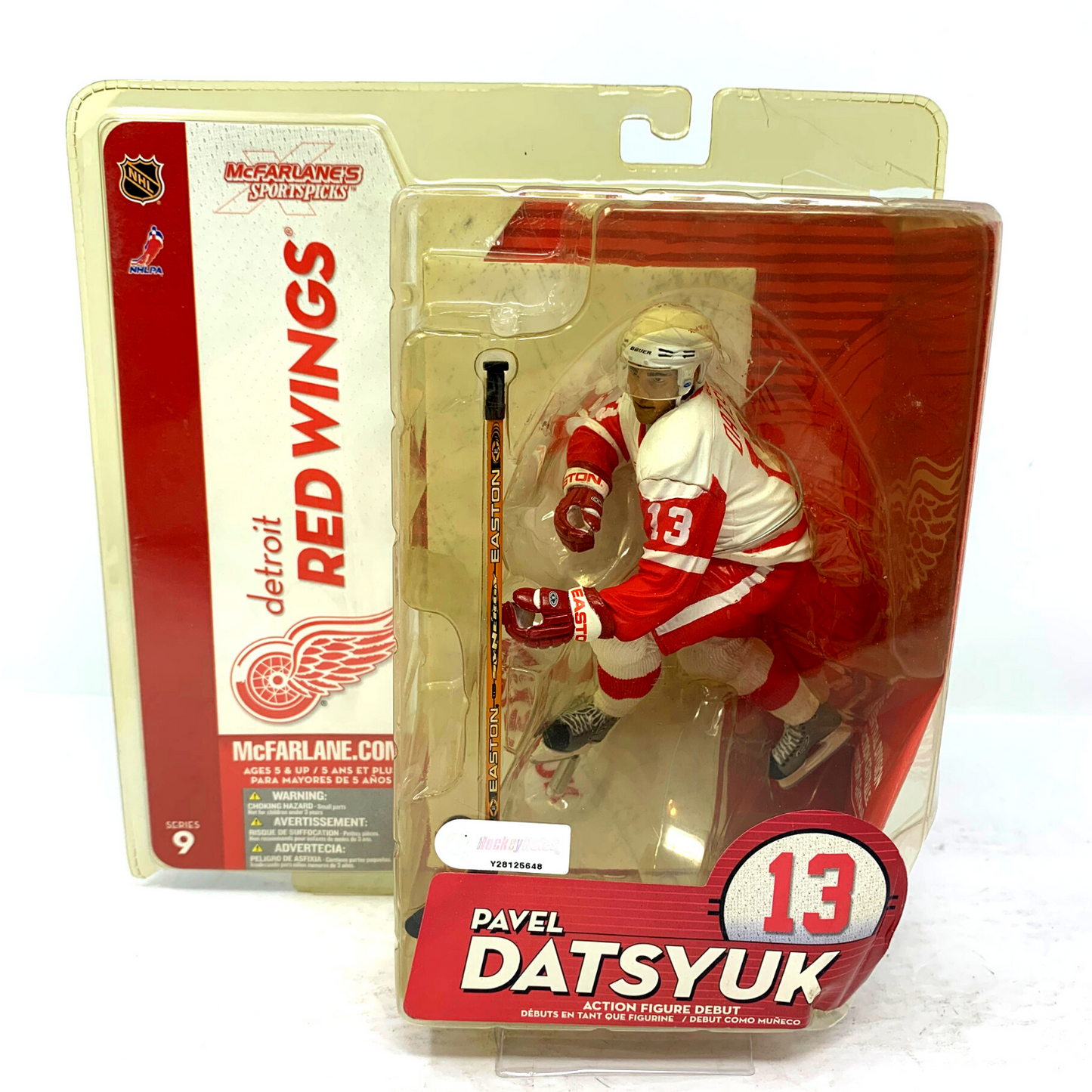 Mcfarlane NHL Pavel Datsyuk Detroit Red Wings White Jersey Series 9 Figure