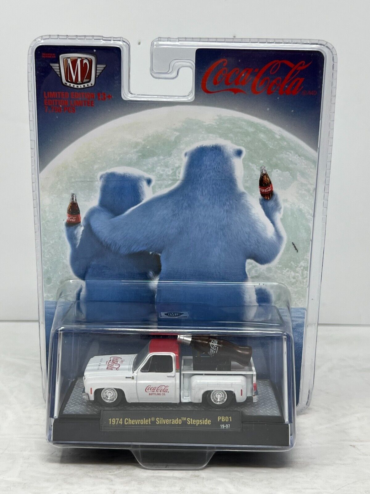 M2 Machines Coca-Cola 1974 Chevrolet Silverado Stepside PB01 1:64 Diecast