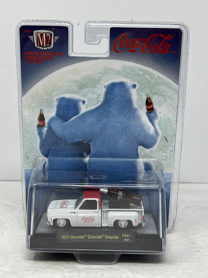 M2 Machines Coca-Cola 1974 Chevrolet Silverado Stepside PB01 1:64 Diecast