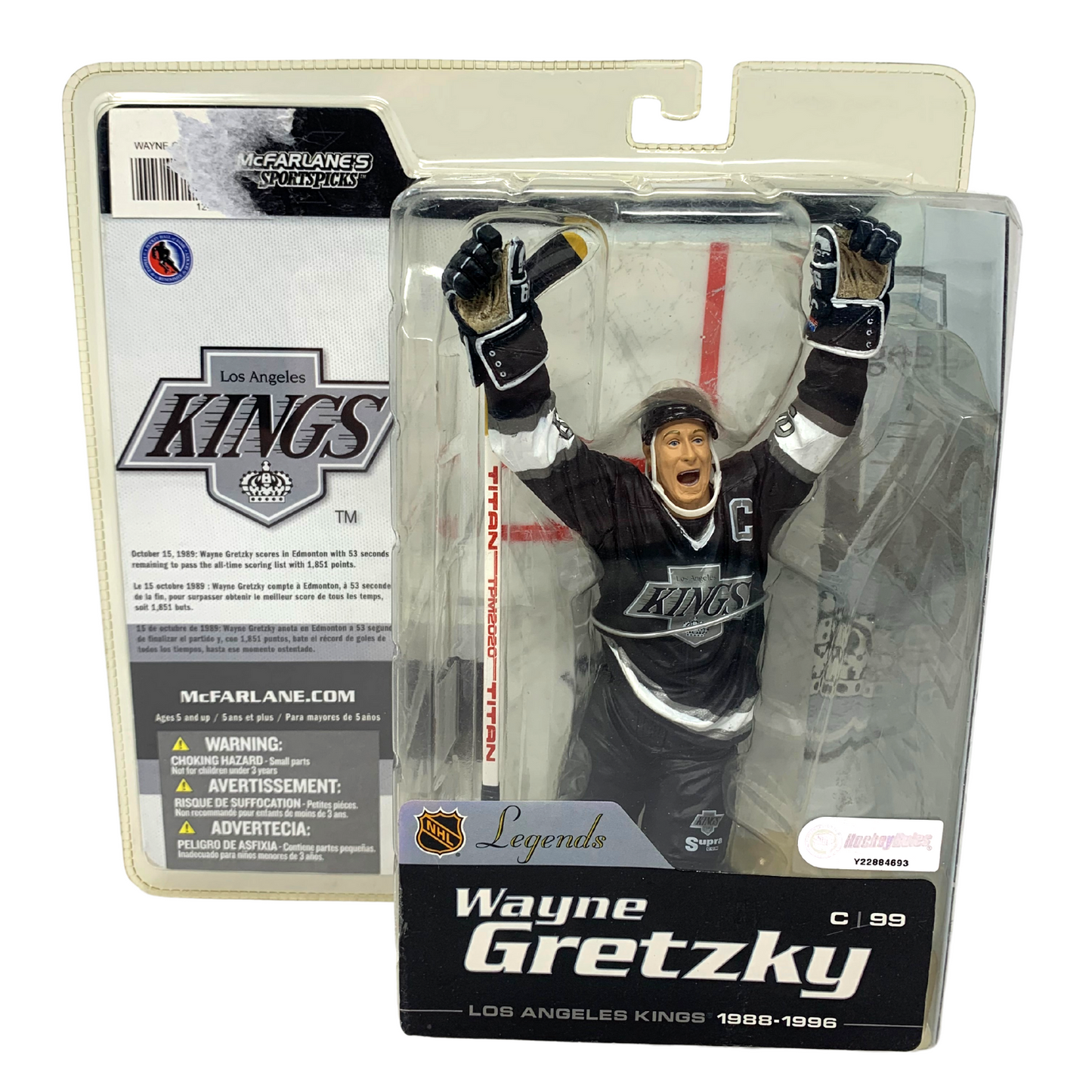 Mcfarlane NHL Wayne Gretzky Los Angeles Kings Legends Series 1 Figure