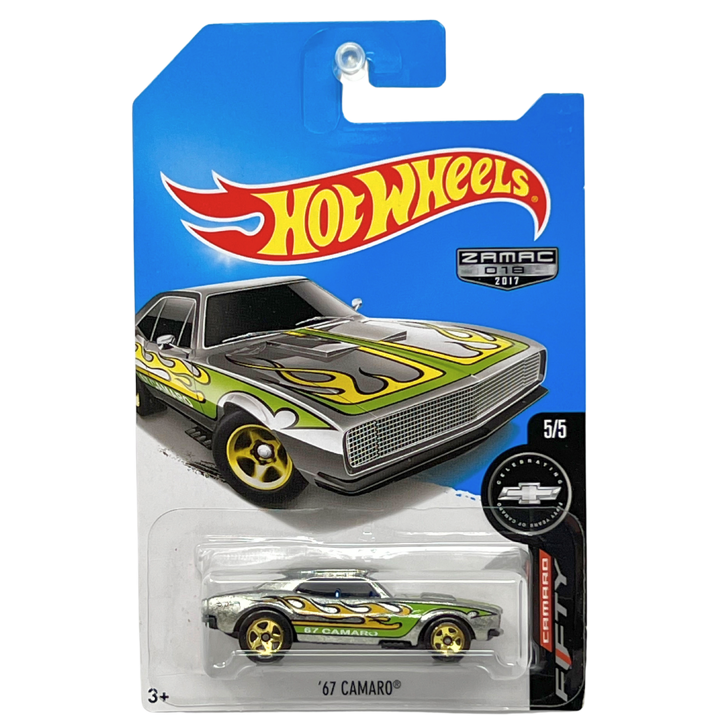 Hot Wheels Zamac Camaro Fifty 1967 Camaro Muscle Car 1:64 Diecast