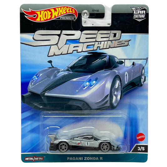 Hot Wheels Premium Speed Machines Pagani Zonda R 1:64 Diecast