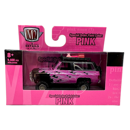 M2 Machines PINK 1973 Chevrolet K5 Blazer S110 1:64 Diecast