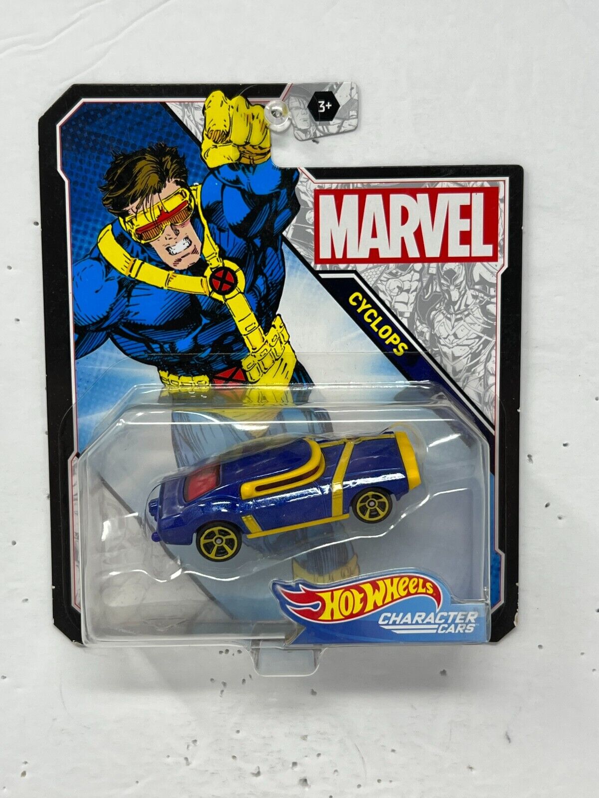 Hot Wheels Character Cars Marvel Cyclops 1:64 Diecast