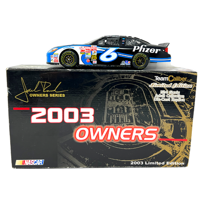 Team Caliber Owners Nascar #6 Mark Martin Pfizer 2003 Ford Taurus 1:24 Diecast