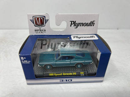 M2 Machines 1969 Plymouth Barracuda 340 R60 1:64 Diecast